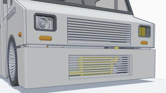 Work/Tool/Ice Cream/Food truck 200mm wide – 257mm to 280mm wheelbase – Drift/show truck