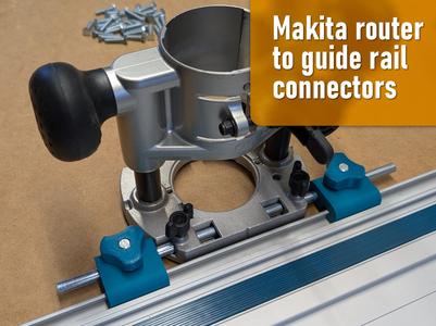 Makita RT07* Router to Makita Guide Rail connector