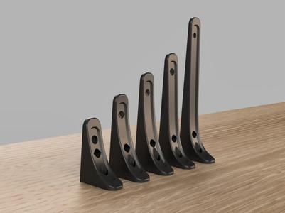 extra strong Shelf Bracket | M3,M4,M5 x 75 – 200mm
