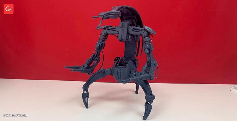 Droideka 3D Printing Model | Assembly + Action