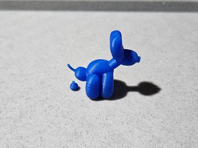 Cute Small Pooping Balloon Dog