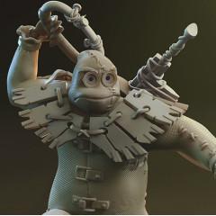 8 Stitchpunk 3D Printing Figurine | Assembly
