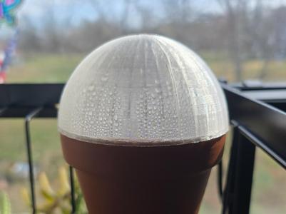 Plant green house dome for 3″ Clay Pot