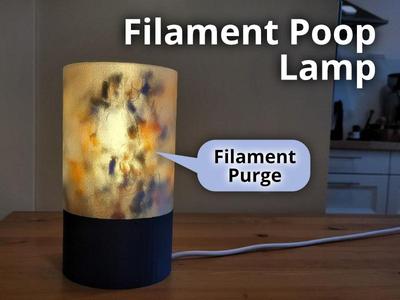 Filament Poop Lamp