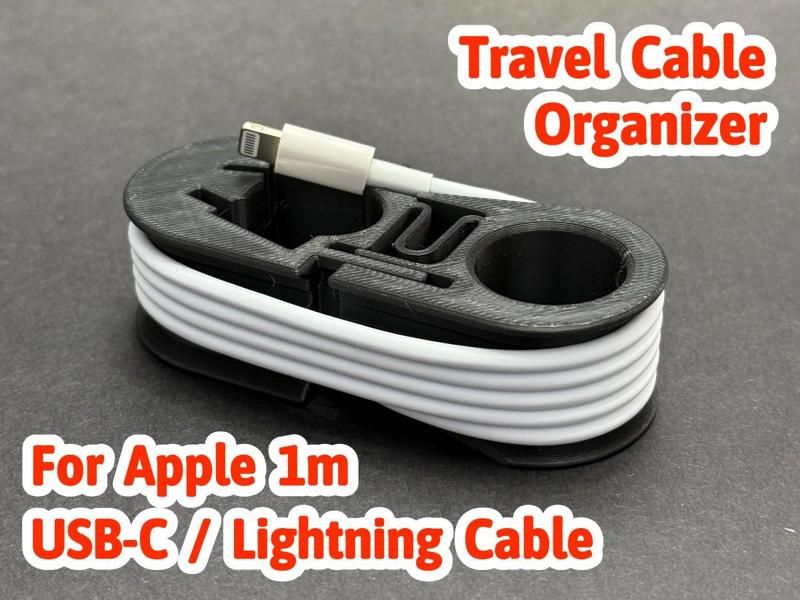 Lightning to USB-C Iphone Travel Cable Organizer