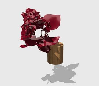 lowy poly flower