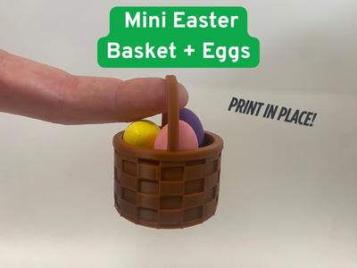Mini Easter Basket + Eggs! 