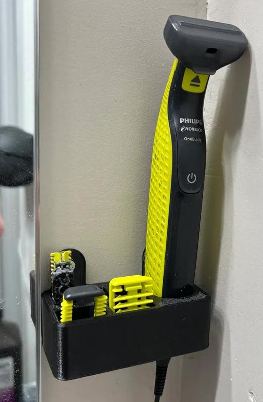 Philips Oneblade Wall Mount and Charging Station - Easy and Fast Print   