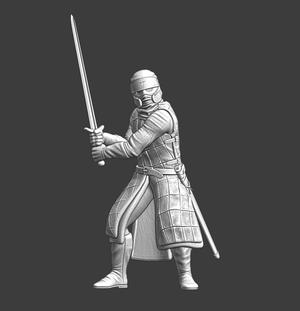 Lazarus knight with two hand sword