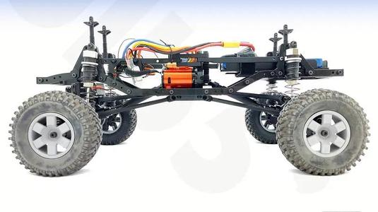 MyRCCar Mr. Crawley Complete. 1/10 Customizable RC Rock Crawler Chassis with Portal Axles and Gearbox
