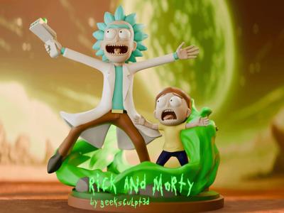 Collectible Rick and Morty Figurine
