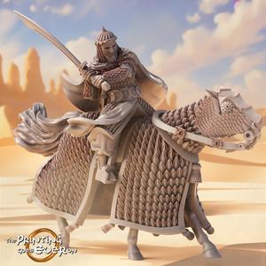 Arash, Emir of Scimitars – Mounted – Presupported