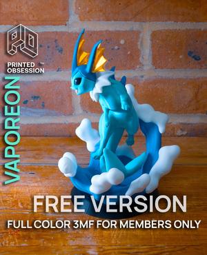Vaporeon – Pokemon – Fan Art – Free Version