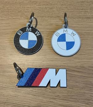 BMW (New and classic logo) – M Motorsport Keychain