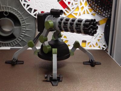 Eclipse-X Rotating Sentry mecha Robot
