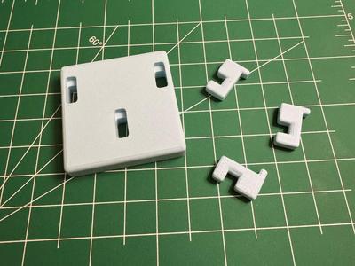 Skadis Peg Template, 2 Piece Design