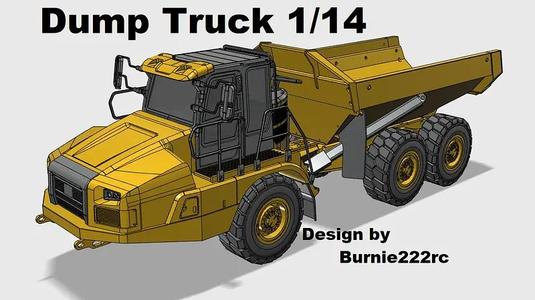 1/14 Kitten 703 – Articulating Dump Truck