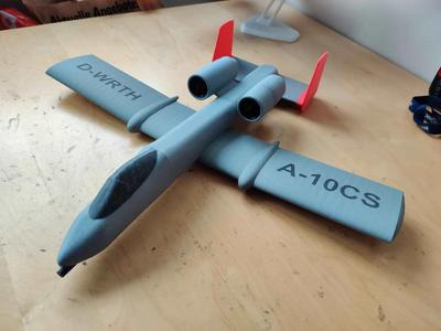 A-10CS | Fully 3D Printable Dual 30mm EDF RC Plane