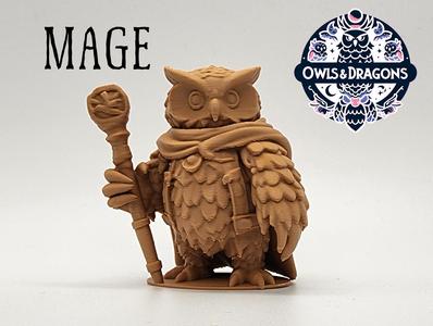 The Mage - Owls & Dragons