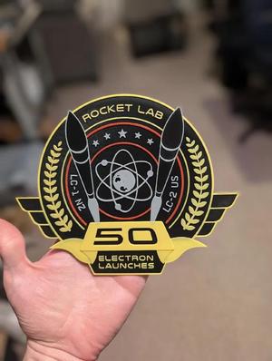 RKLB – Rocket Lab’s 50th Electron Launch Patch
