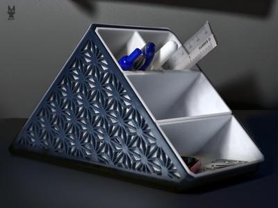Kumiko Desk Organizer