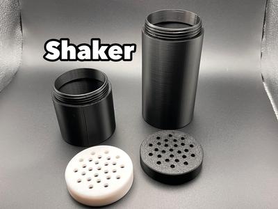 threaded shaker jar
