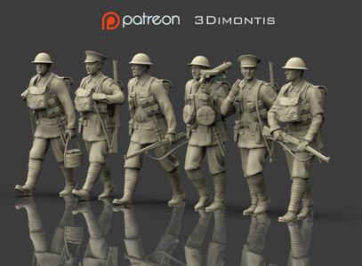british soldiers ww1