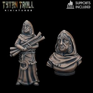 Curse Of Strahd – Mad Mary Mini Bust Combo[Pre-Supported]