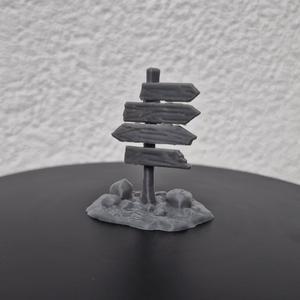 Miniature Direction Sign
