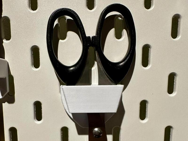 Ikea Skadis scissor holder