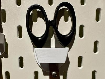 Ikea Skadis scissor holder