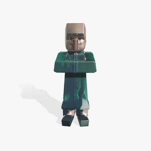 This is a Minecraft Villager Rig for 3D printing