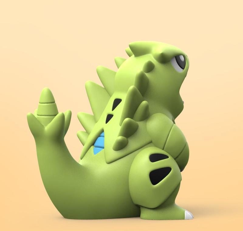 Chibi Tyranitar (Easy Print No Supports)