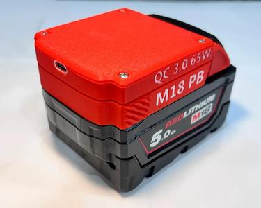 Milwuakee M18 Powerbank attachment   