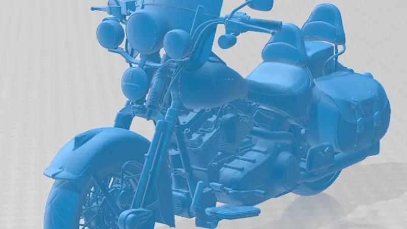 Harley Davidson Springer FLSTS Heritage 2013 Printable Motorbike