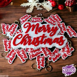 Merry Christmas Deco & Keychain