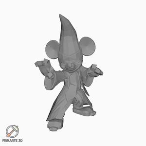 Low Poly Sorcerer’s Apprentice Mickey Mouse