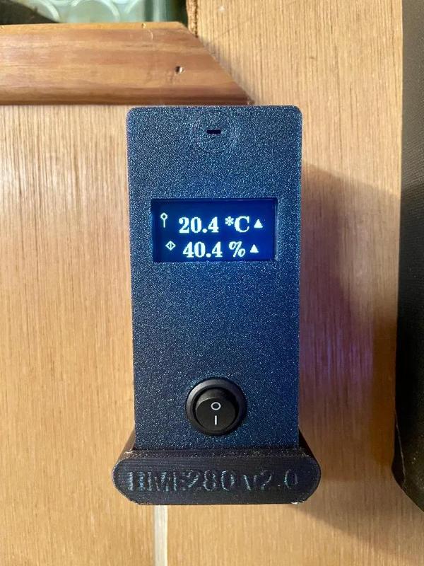 Temperature and Humidity Sensor - Powered by ESP32-C3 Mini and BME280   