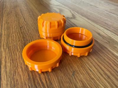 28mm Rugged Cylinder with Lid & Gasket   