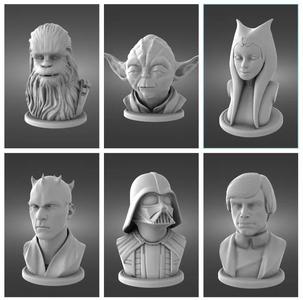 Star Wars pawns set for boardgames