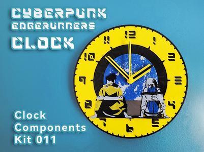 Cyberpunk Edgerunners Clock Components Kit 011