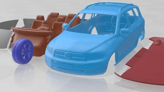 Toyota Rav 4 2006 Printable Car
