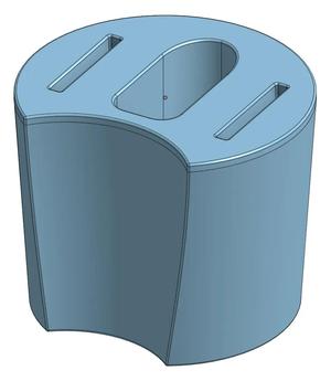 Skoda Scala holder for a car key and coins   
