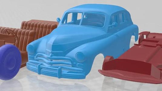 GAZ M20 Pobeda Printable Car