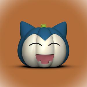 Snorlax Pumpkin (+Bambu 3mf Files)