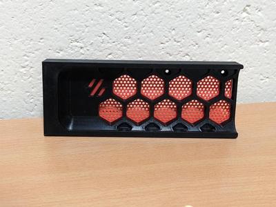 Plug-in mesh inserts for thicc skirt for clicky clack door   