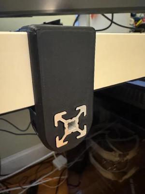 Ikea LAGKAPTEN 8020 T-Slot Extruded Aluminum (20x20) Under-desk Mounting Brackets (paramateric)   