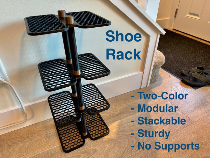 Stackable Shoe Rack – Dual Color
