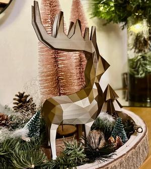 Low Poly Stylized Reindeer / Elk