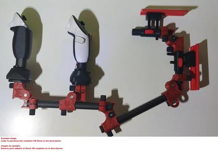 Magnetic connectors for VR game controllers   